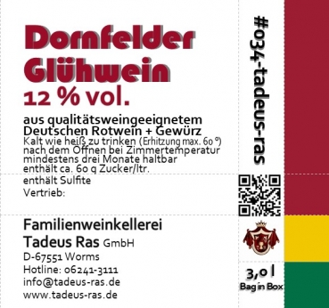 Gewürzter Rotwein